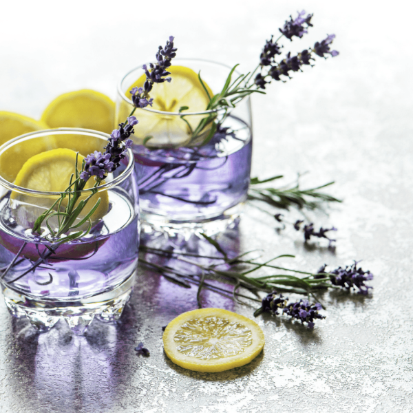 Lavender Simple Syrup Drink