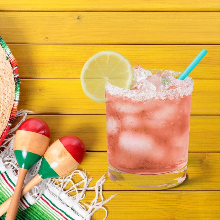 Tropical Pink Margarita Mocktail