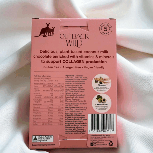 Wellness Chocolate Collagen Peach