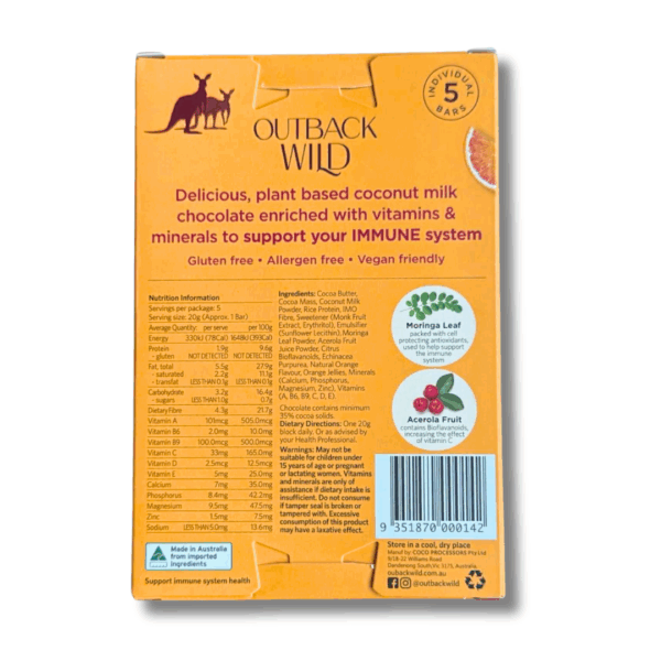 Immune C Orange Wellness Chocolate